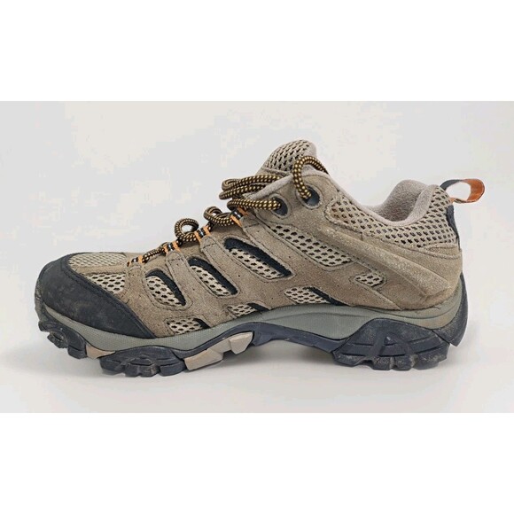 Merrell Moab Men\'s Size 7.5 WIDE Vent Shoe Walnut Suede Mesh Hiking Trail Vibram main image 10